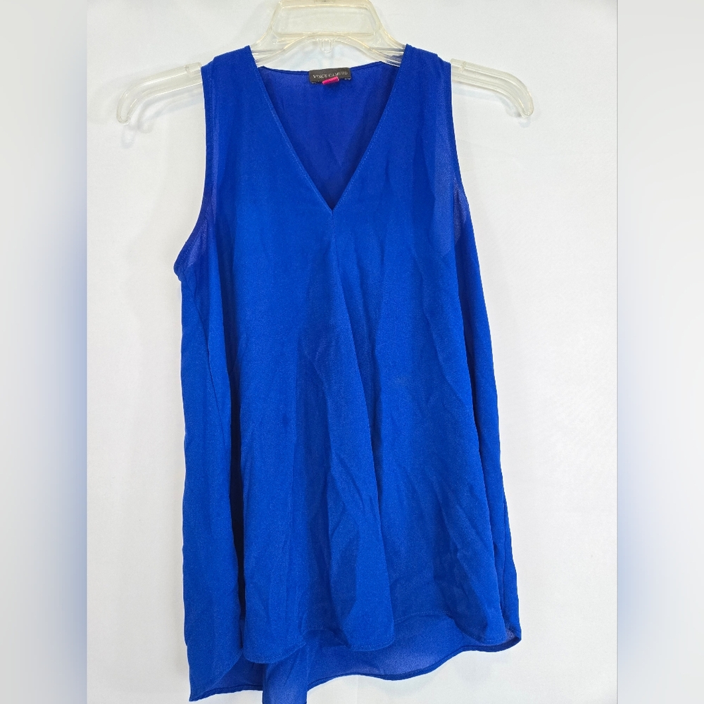 Vince Camuto Royal Blue Sleeveless Top